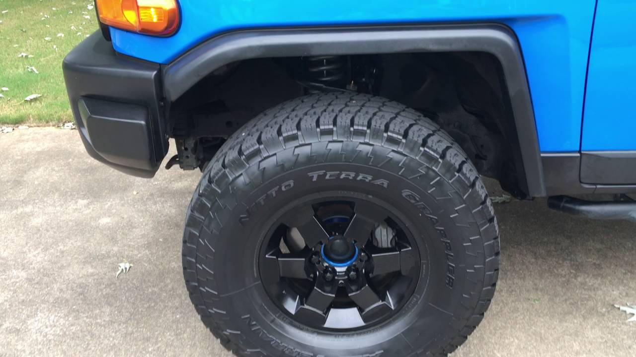Fj Cruiser With 35s And No Tire Rub Youtube