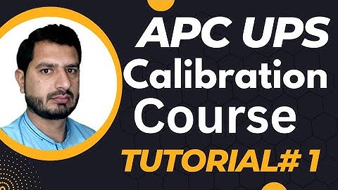 apc ups calibration software course with battery constants