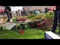 Rc Truck Action Extrem Scania R730  12x12 and Fendt 1050 and Crash Aigner Transporte Spezial Part 1