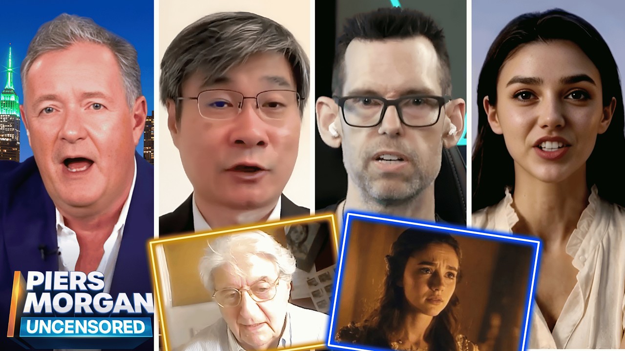 World’s First AI Actress MELTS DOWN In Piers Morgan Interview! + Tom Bilyeu, Prof Jiang & Tom Conti
