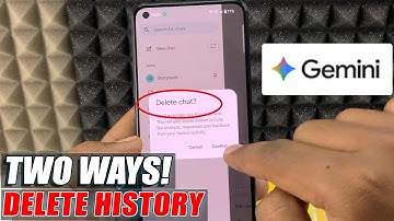 how to remove gemini ai history?