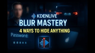 Kdenlive Blur Mastery | The Ultimate Guide to Blurring Video Like a Pro 🔥