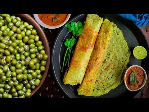 Crispy Moong Dal Dosa Recipe in Telugu - ఉల్లి పెసరట్టు - How to make Pesarattu Dosa Recipe