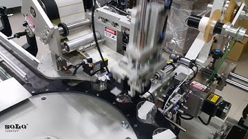 Top and Bottom Tamp Labelling Machine | Rotary Labelling | Solo Labeller Technology