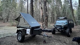 Offroad Camping Adventure - Budget Overland Trailer Shakedown