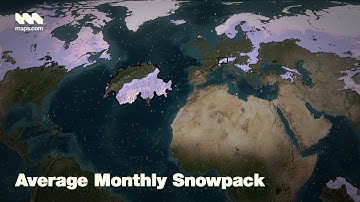 Average Monthly Snowpack | Animated Maps