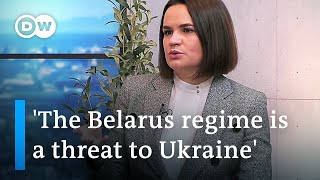 Opposition leader Sviatlana Tsikhanouskaya on the situation in Belarus | DW Interview