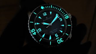 Blancpain Fifty Fathoms Steel case 5015-1130-52A review video 4K