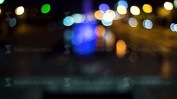 Out of focus background with blurry unfocused lights. Video. Color Blurred background : Bokeh