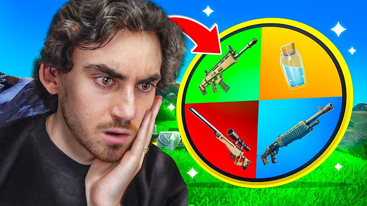 FORTNITE Pero una RULETA Decide Cómo Juego