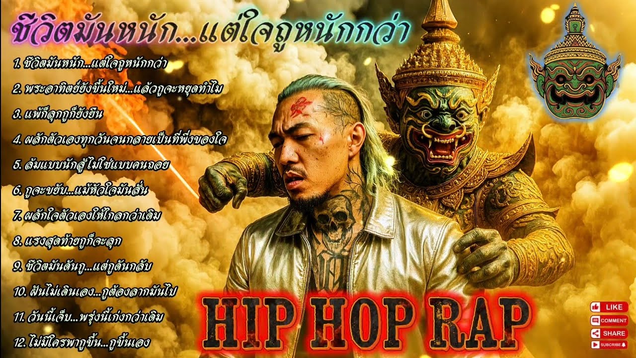 🔥รวมเพลงแร็พฮิปฮอป🔥ชีวิตมันหนัก...แต่ใจถูหนักกว่า✌️ EP.138 #SadRap #HipHopอกหัก #Rapper #rap #hiphop