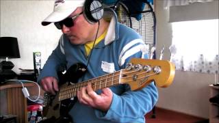 Video thumbnail of "NIVRAM   THE SHADOWS on Fender P bass"