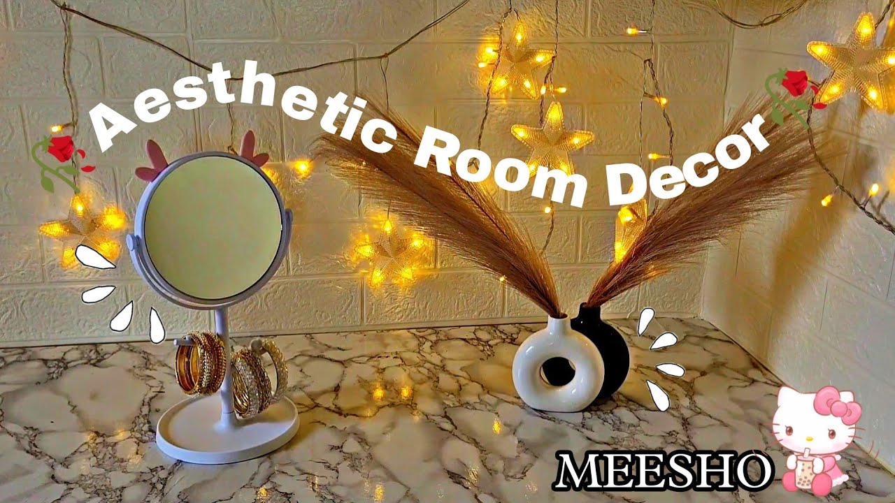 HOME DECOR FROM MEESHO| Extreme Small Room Makeover 2024 | Aesthetic ...