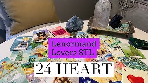 24 HEART Lenormand 2 Card Combo