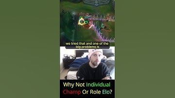 August - Why Not Individual Champ Or Role Elo?