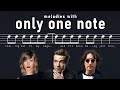 Songs with One Note Melodies