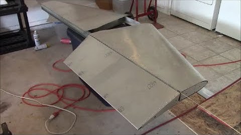 Sonex Aircraft Build Video 15 Finishing 1 Elevator and Attaching to Horizontal