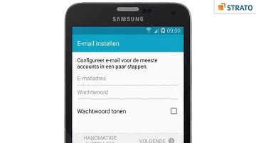 E-mail instellen op je Android-toestel