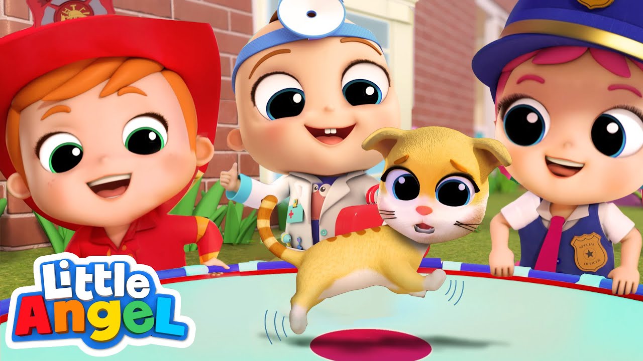 Baby John And The Rescue Squad | Little Angel Kids Songs & Nursery Rhymes