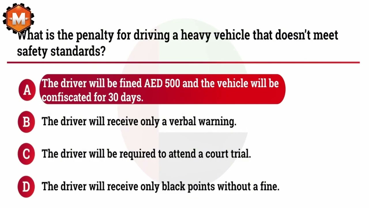 🚨 الاختبار النظري المجاني لهيئة الطرق والمواصلات في دبي 2026   شرح المخالفات المرورية والغرامات وال
