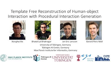 CVPR24: Template Free Reconstruction of Human-object Interaction with Procedural Interaction Generat