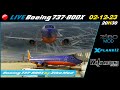  replay live xplane 12  b737800x zibo mod kauskmsy