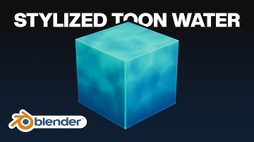 STYLIZED TOON WATER SHADER TUTORIAL in Blender 4.2!