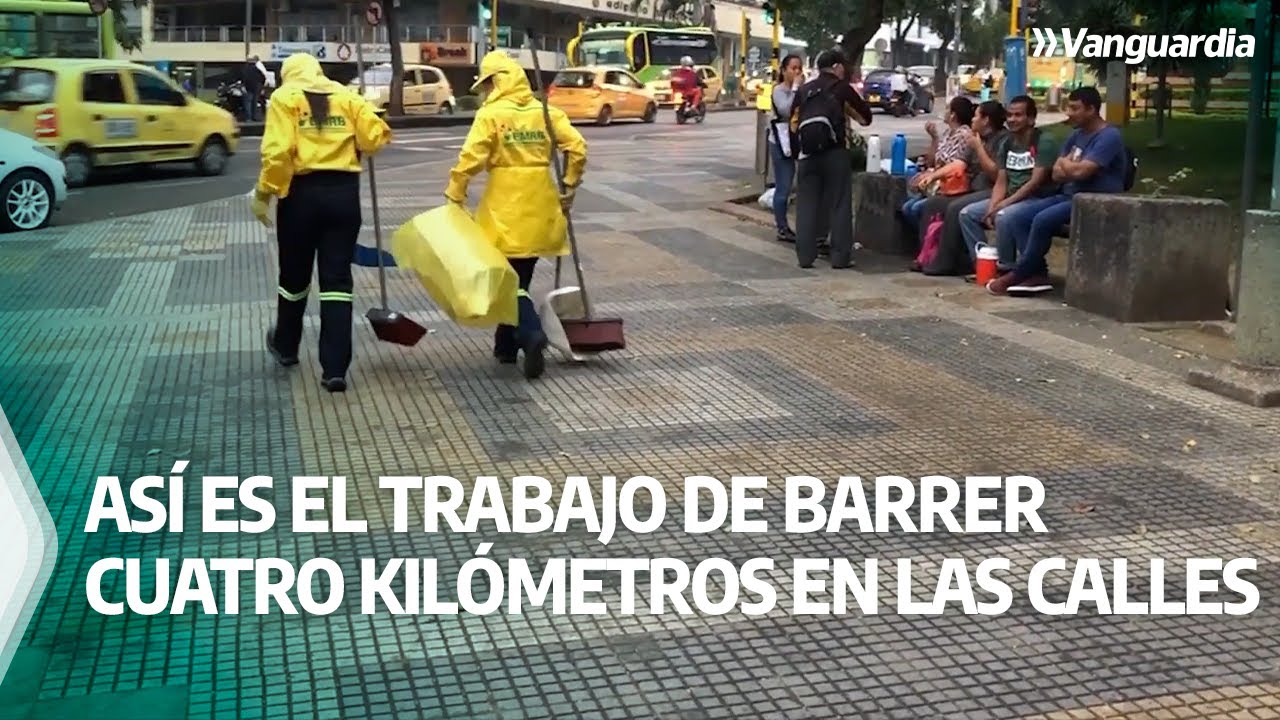 Así es el trabajo de barrer cuatro kilómetros en las calles de Bucaramanga bucaramanga cine colombia