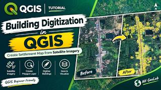 Building Digitization in QGIS | Create Settlement Map from Satellite Imagery