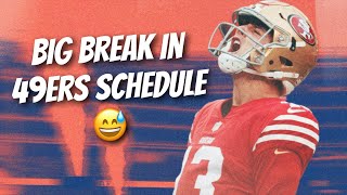 49ers get a BIG break in leaked schedule information 👏
