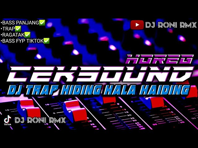 DJ TRAP HIDING HALA HALA HAIDING_BASS PANJANG_DJ CEKSOUND RAGATAK || HOREG VIRAL TIKTOK‼ class=
