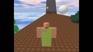 Robloxian gets smacked in the back of the head by a ball