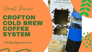 Product Review  Crofton Cold Brew Coffee System - Windy City Peach