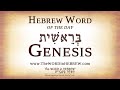 Genesis in Hebrew - Hebrew Word of the Day