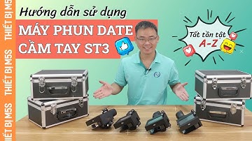 Hướng dẫn sử dụng máy in date cầm tay ST3 (in text, logo,..) từ A-Z