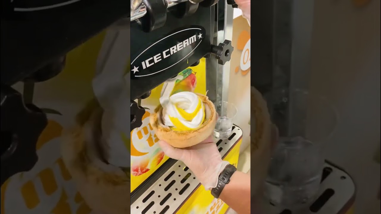 Mango tender coconut icecream 🤩🫶🏻 