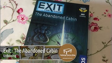Exit: The Game - The Abandoned Cabin (Unboxing)