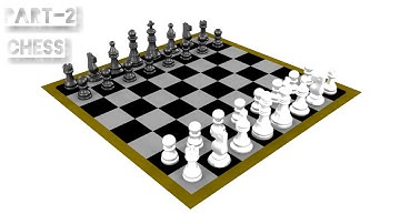 Chess modeling Autodesk Maya Part 2 Unity creation