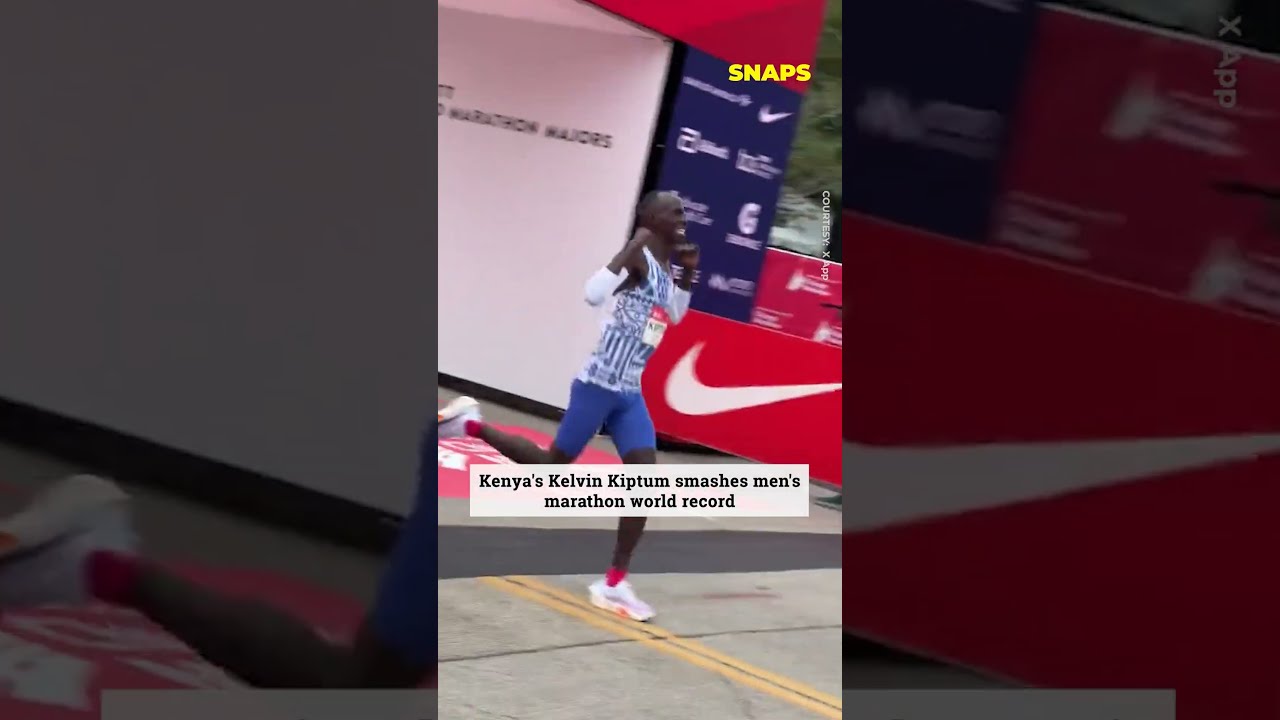 Kenya S Kelvin Kiptum Smashes Men Marathon World Record IKN Snaps