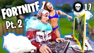THE GIRLFRIEND FORTNITE DISTRACTION CHALLENGE PT 2.