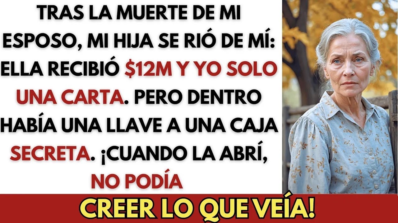Mi Hija Recibió Doce Millones y Yo Solo una Carta  Al Abrirla, Había una Llave…
