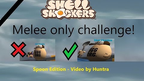 Spoon Melee Weapon Only Killstreak |  Shell Shockers