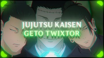 Jujutsu Kaisen; Geto / Kenjaku 🍏 (4K, 960 FPS) Flowframes / Twixtor / Interpolation