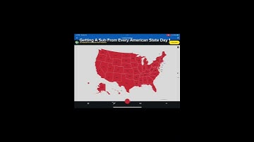 Getting A Sub From Every American State Day 1!