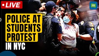 New York City Police Officers Enter University Campus Amid Anti Israel-Iran War Protest