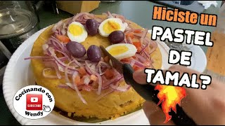 RECETA: PASTEL DE TAMAL?- AMO LOS TAMALES PERO ME CANSA LA PREPARACION.. NO SE DIGA MAS!