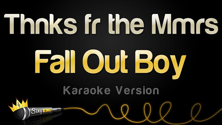 Thnks fr th Mmrs Karaoke version - Karaoke performance video thumbnail