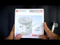 Power Plate 9 Pro Unboxing | Portronics 7-in-1 Power Extender | Type-C + 4 Sockets