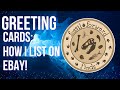 How I List Unused Greeting Cards on eBay - The Video No One Asked For | Fossil Forward Finds
