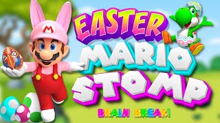 Easter Mario Stomp | Spring Brain Break | Spring Freeze Dance | Just Dance | Jump Challenger Mario